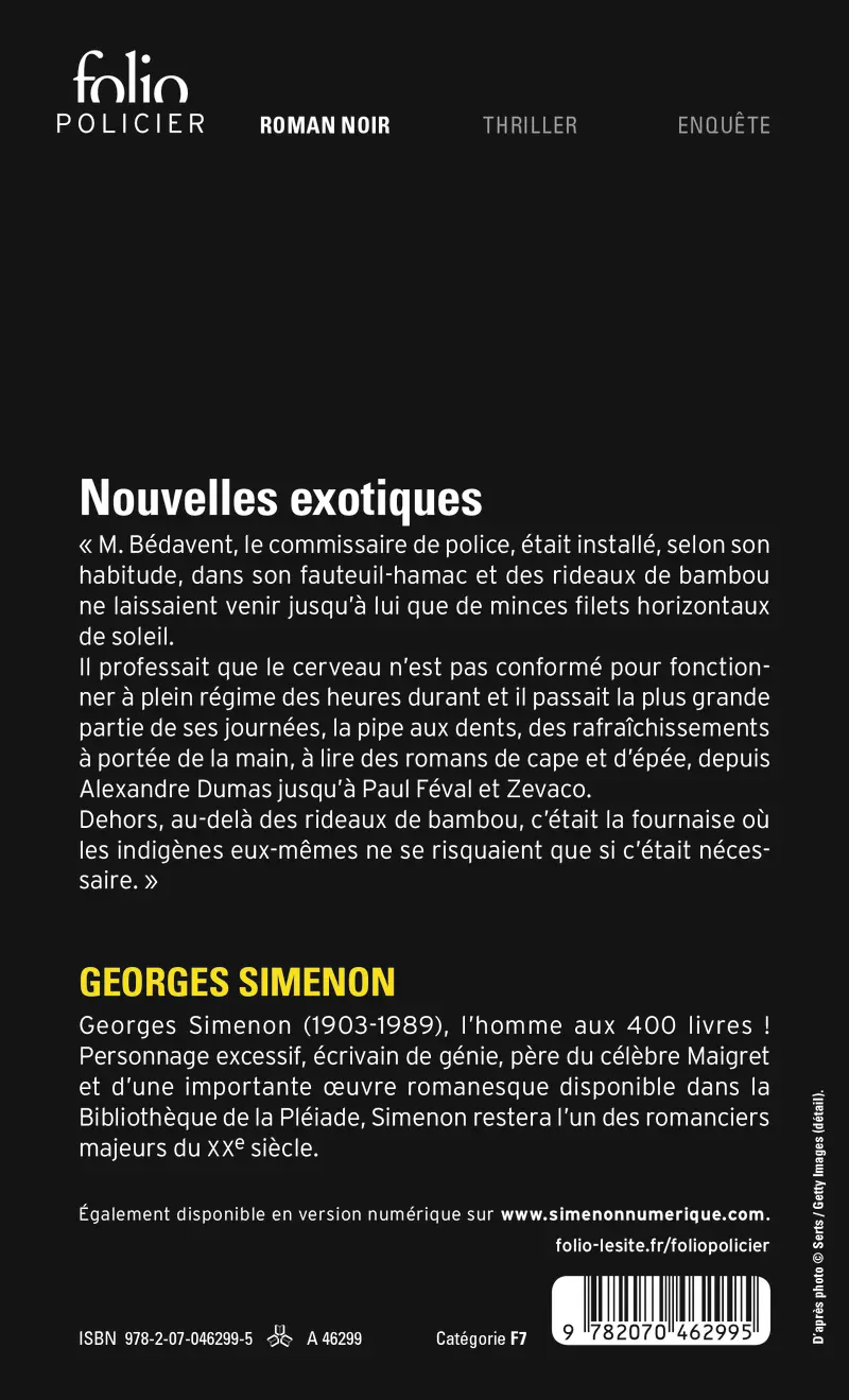 Nouvelles exotiques - Georges Simenon