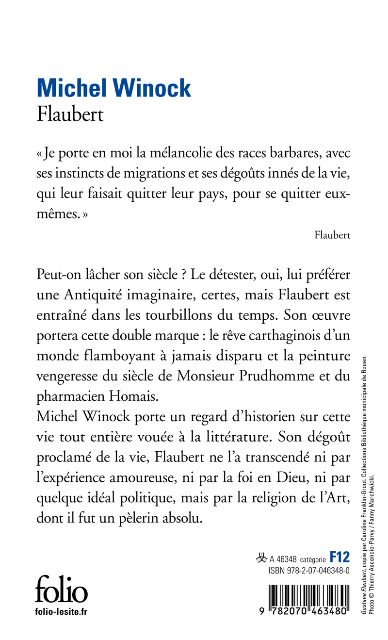 Flaubert - Michel Winock