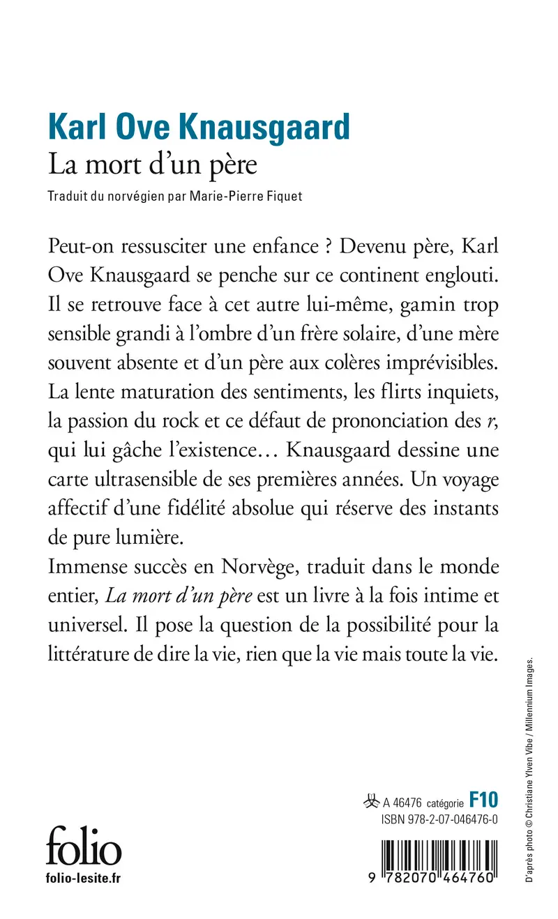 La mort d'un père - Karl Ove Knausgaard