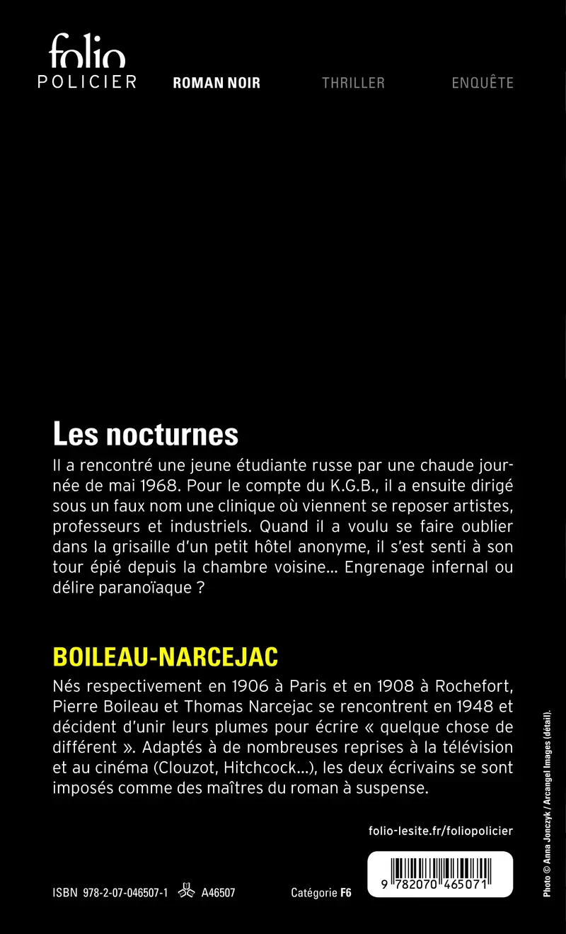 Les nocturnes - Boileau-Narcejac