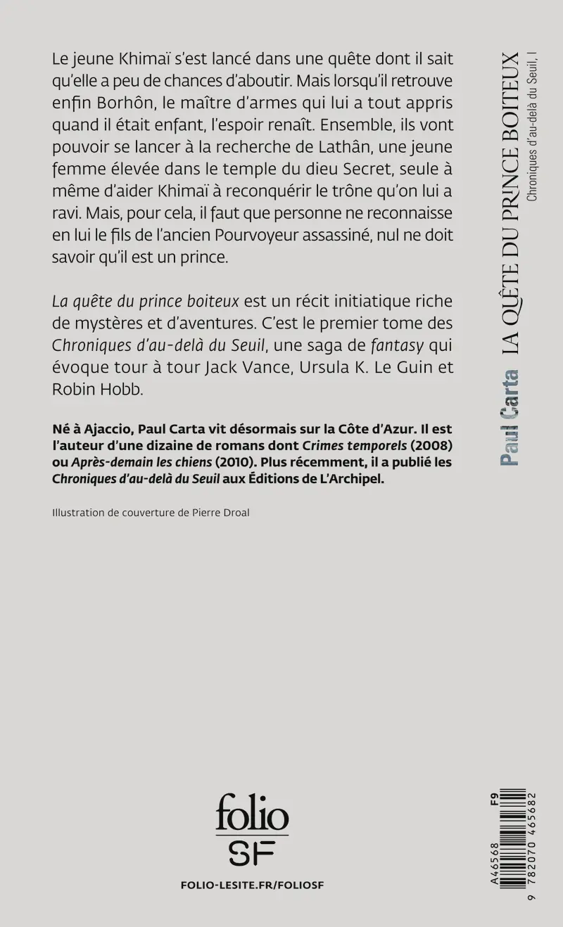 La quête du prince boiteux - Paul Carta