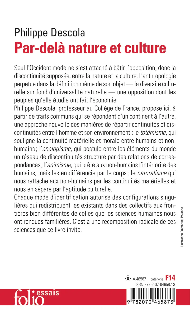 Par-delà nature et culture - Philippe Descola