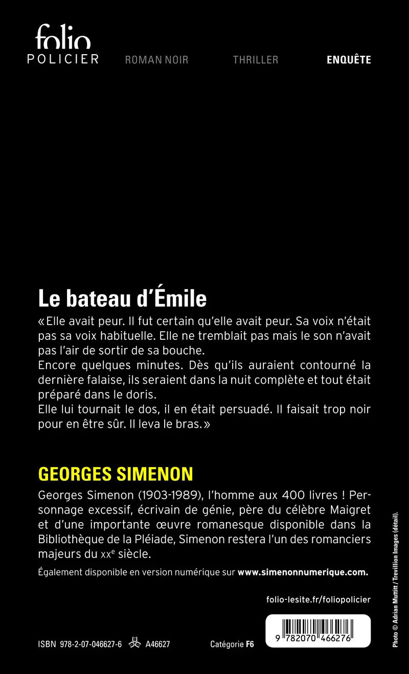 Le bateau d'Émile - Georges Simenon