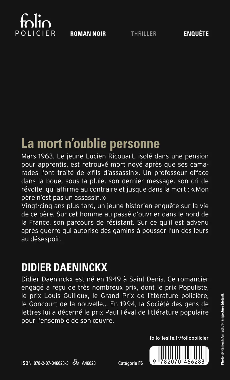 La mort n'oublie personne - Didier Daeninckx