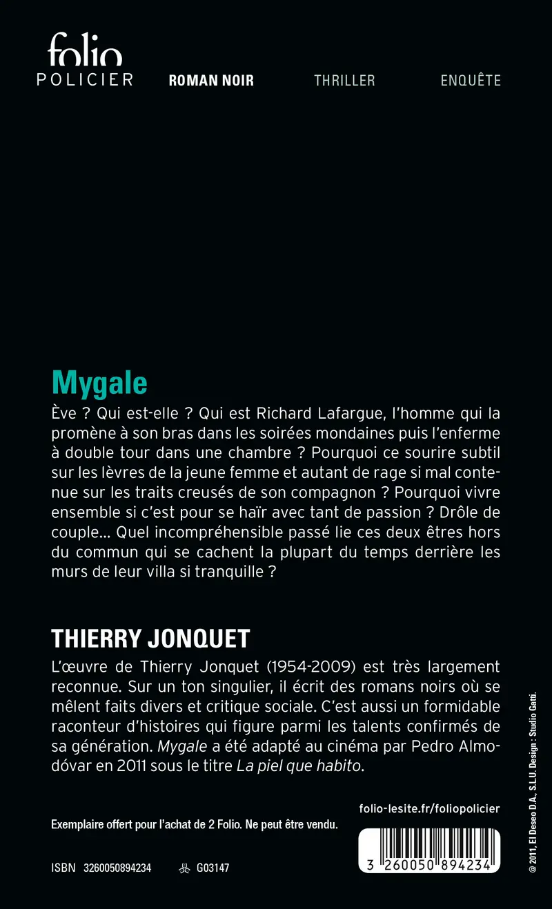 Mygale - Thierry Jonquet