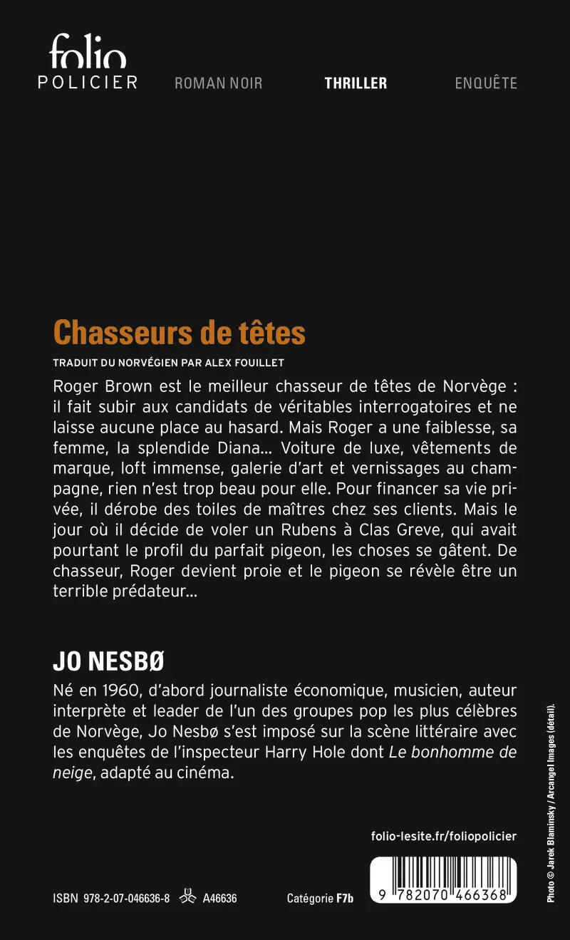 Chasseurs de têtes - Jo Nesbø