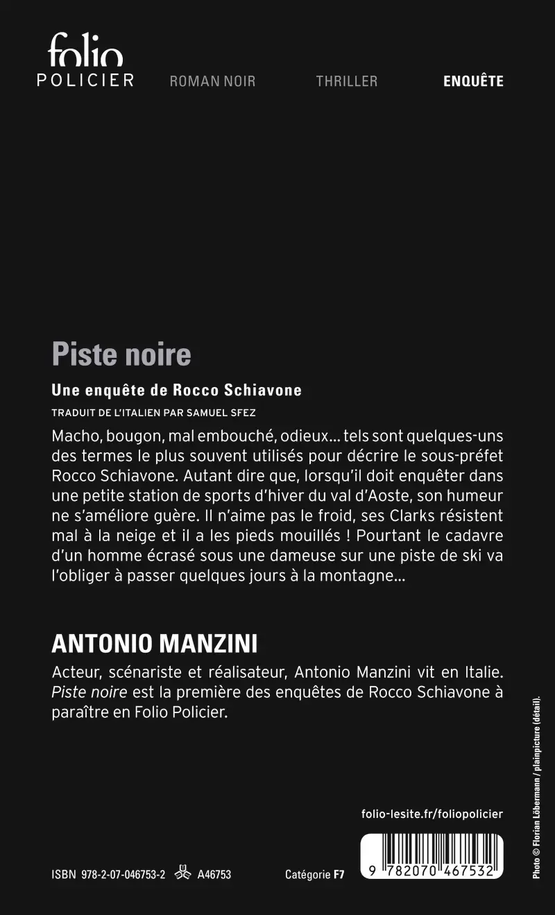 Piste noire - Antonio Manzini