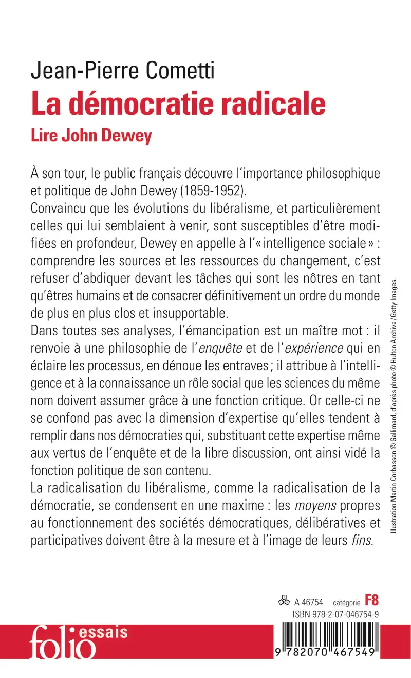 La démocratie radicale - Jean-Pierre Cometti