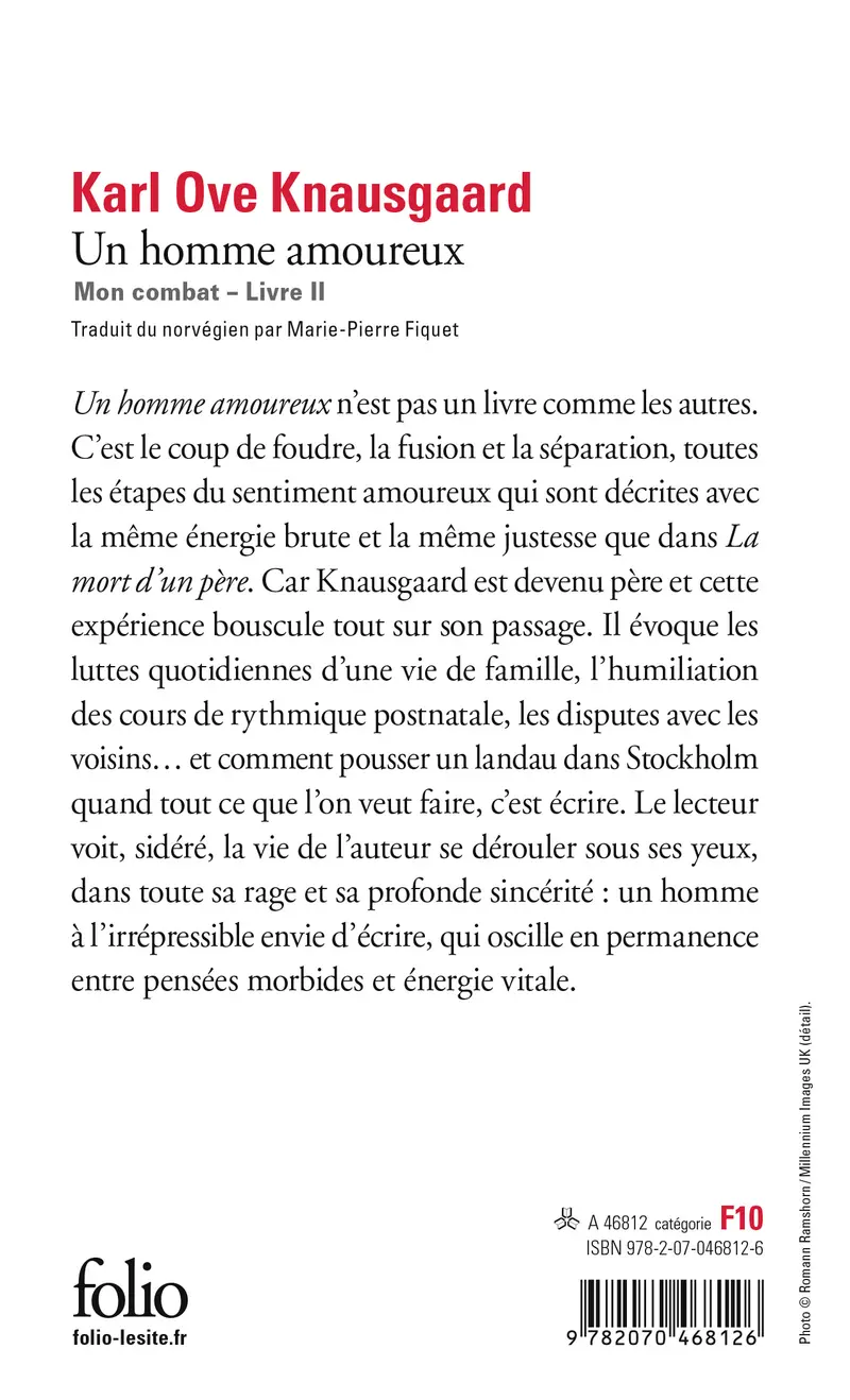 Un homme amoureux - Karl Ove Knausgaard