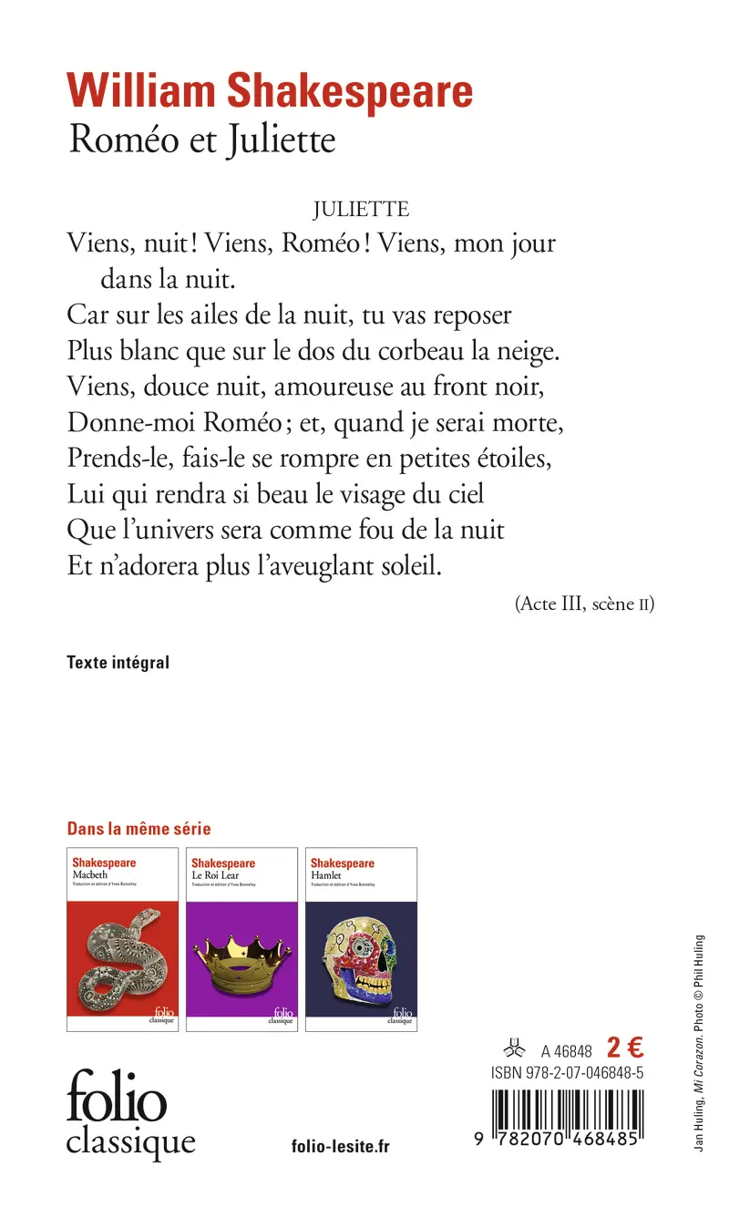 Roméo et Juliette - William Shakespeare