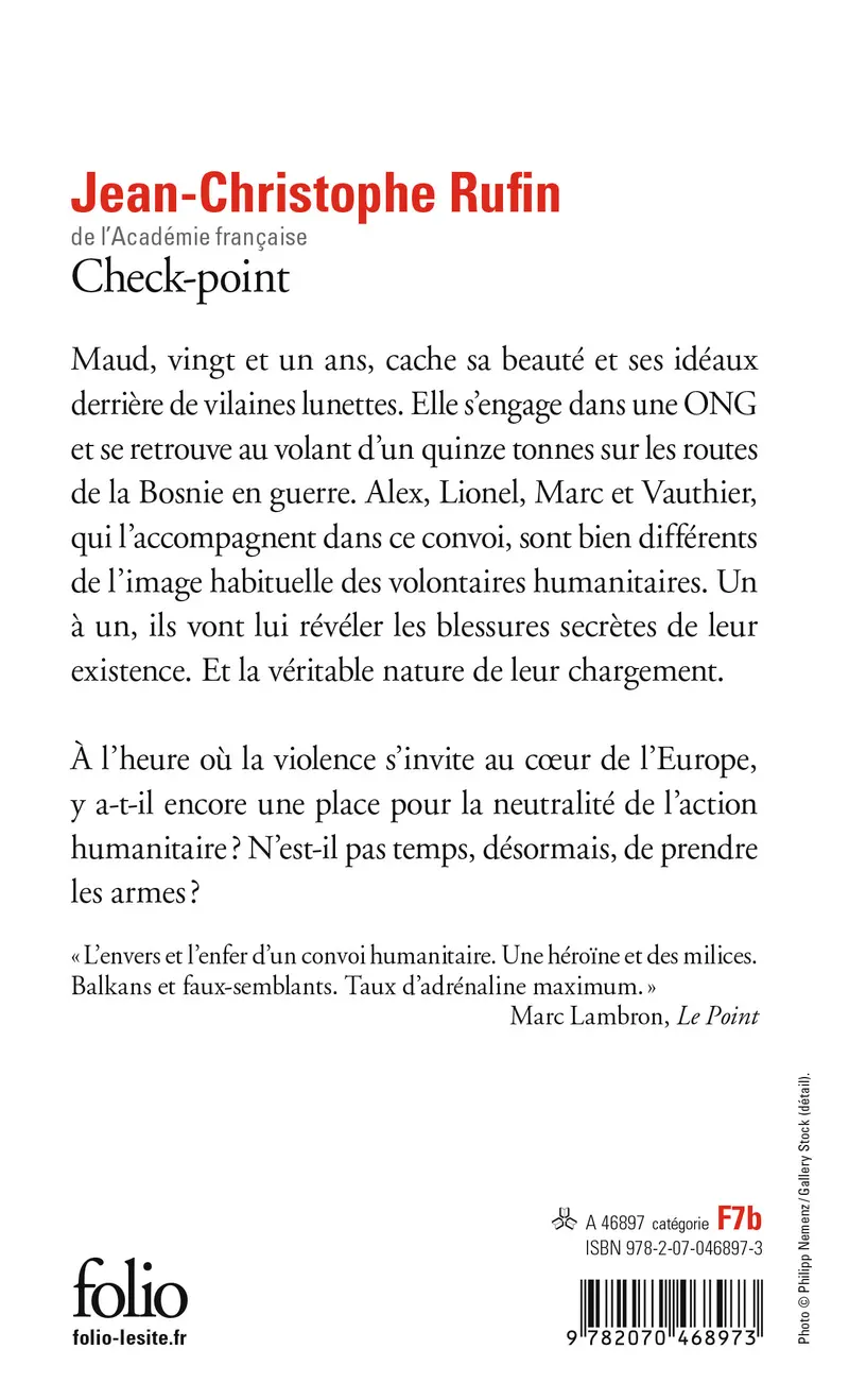 Check-point - Jean-Christophe Rufin