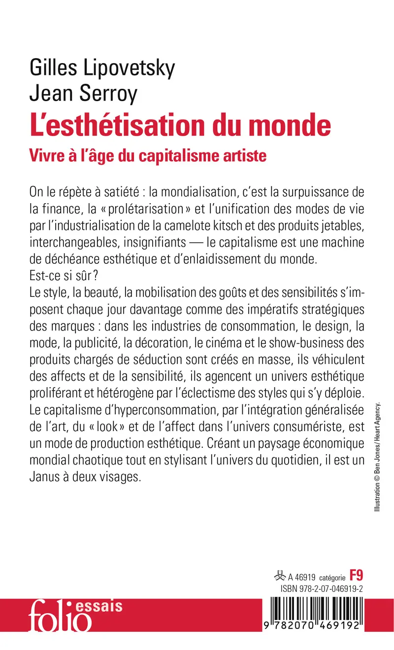 L'esthétisation du monde - Gilles Lipovetsky - Jean Serroy
