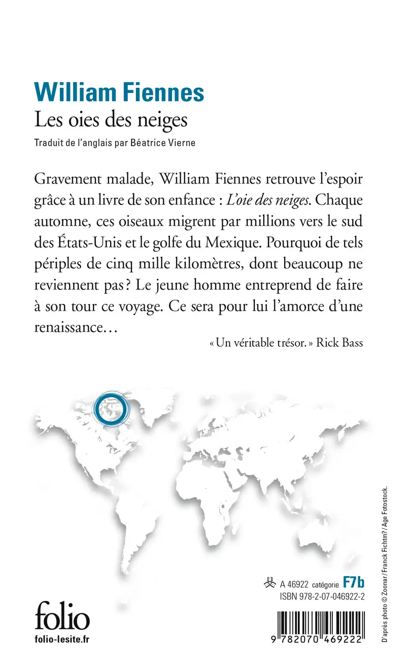 Les oies des neiges - William Fiennes