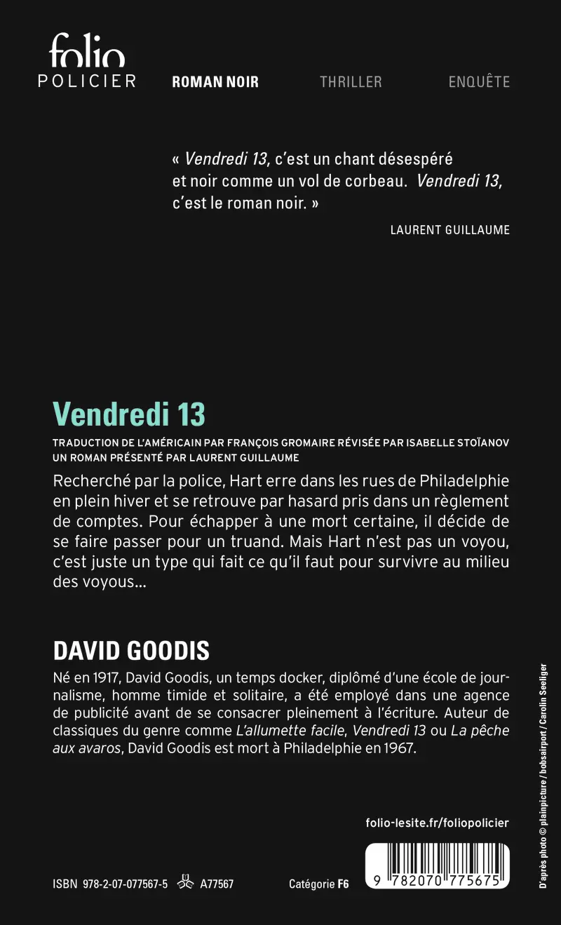 Vendredi 13 - David Goodis