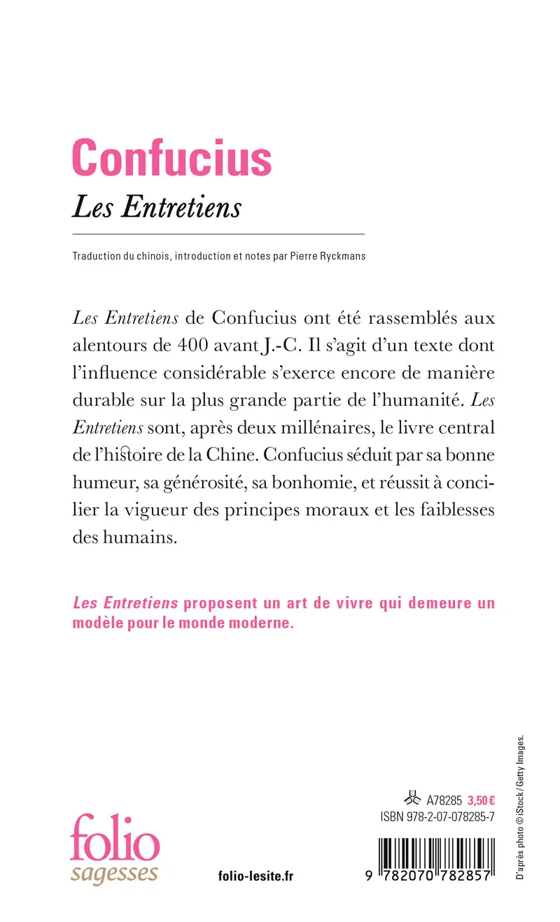 Les Entretiens - Confucius