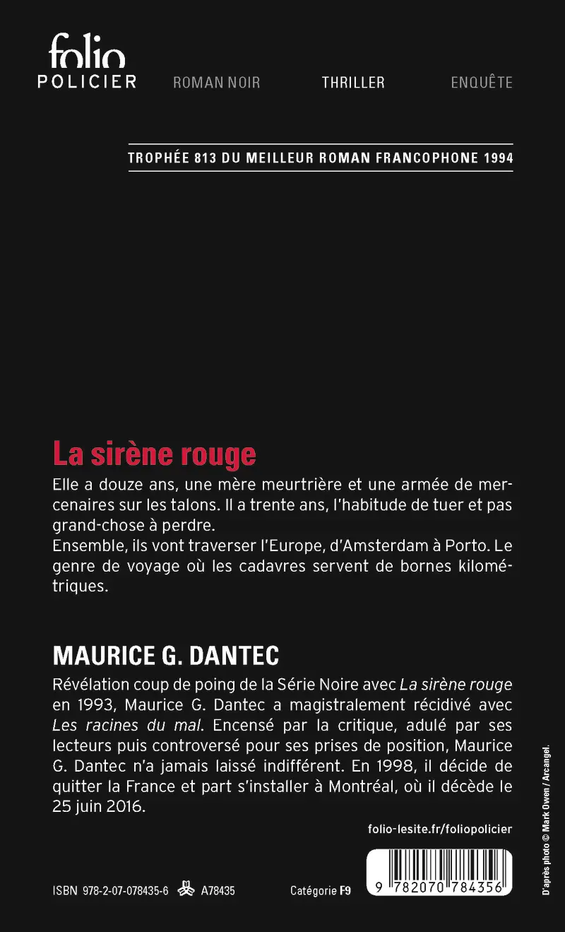 La sirène rouge - Maurice G. Dantec