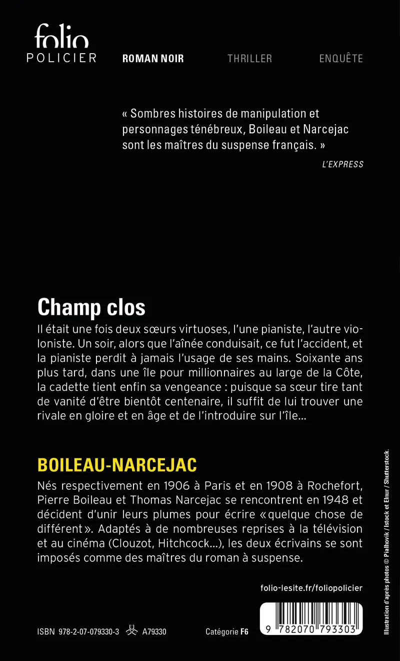 Champ clos - Boileau-Narcejac
