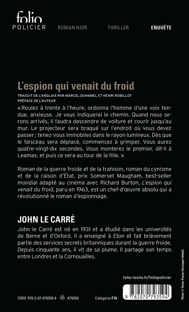 L'espion qui venait du froid - John Le Carré