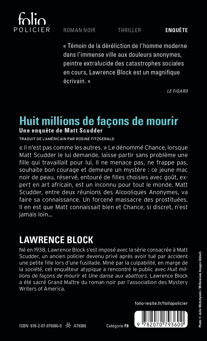 Huit millions de façons de mourir - Lawrence Block