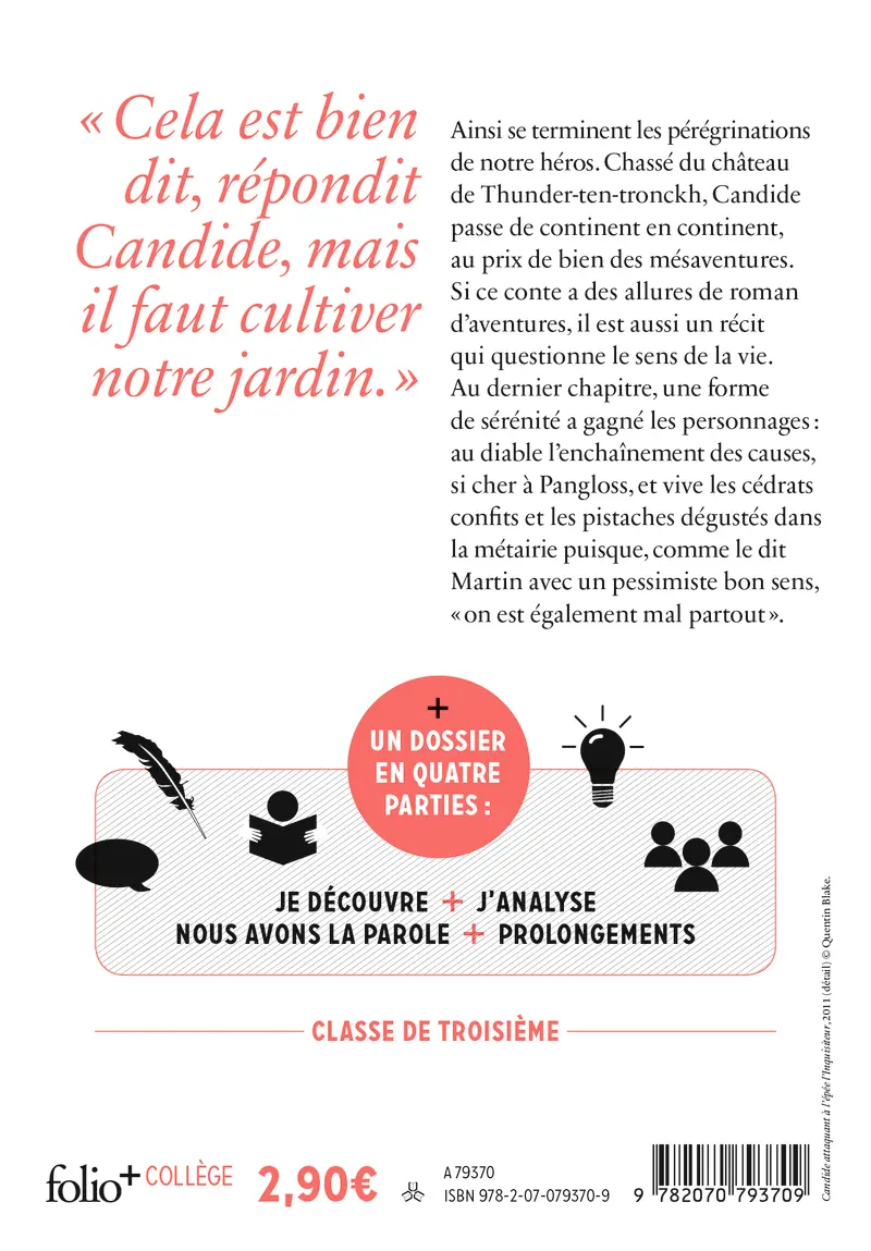 Candide ou L'Optimisme - Voltaire