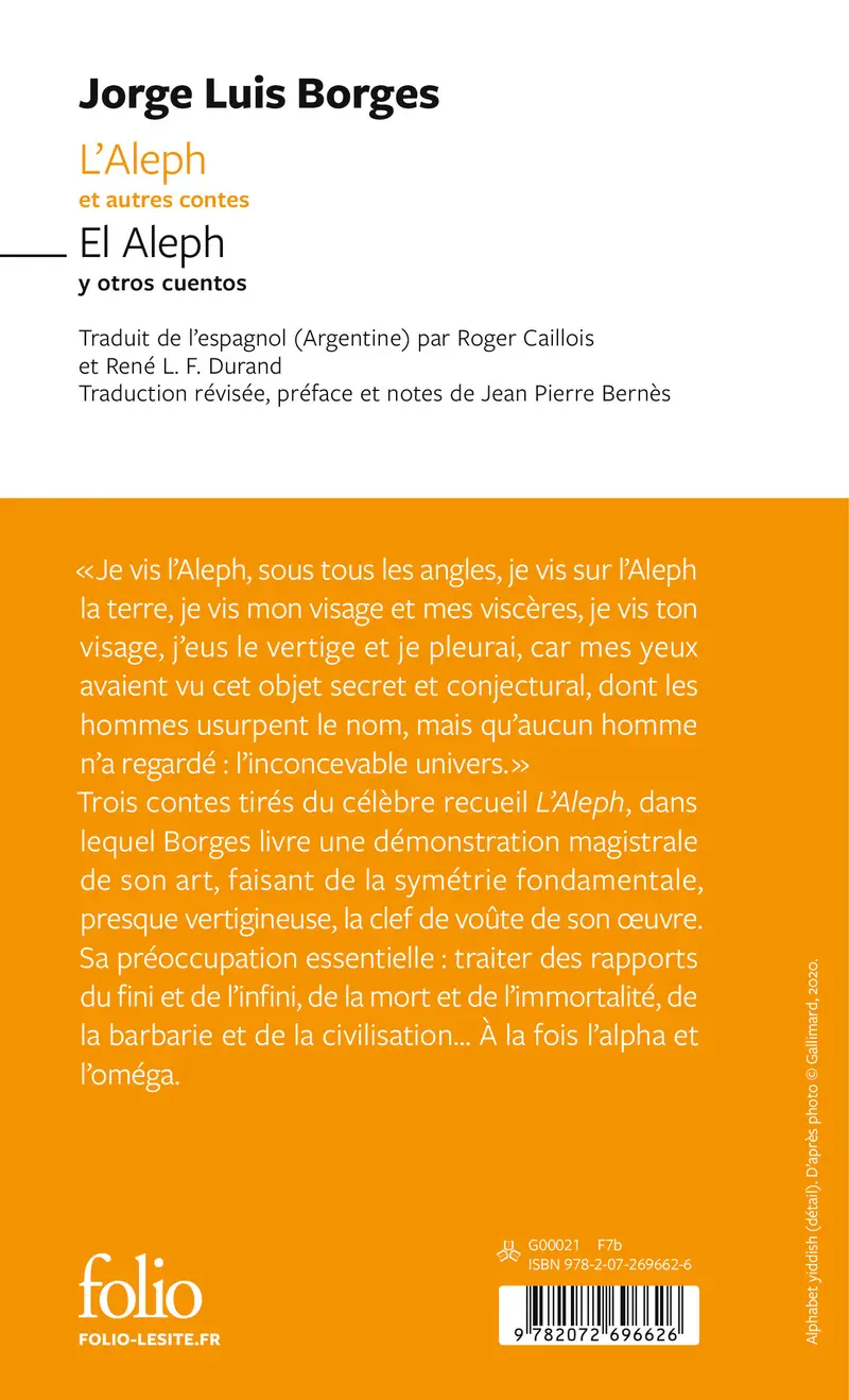 L'Aleph et autres contes/El Aleph y otros cuentos - Jorge Luis Borges