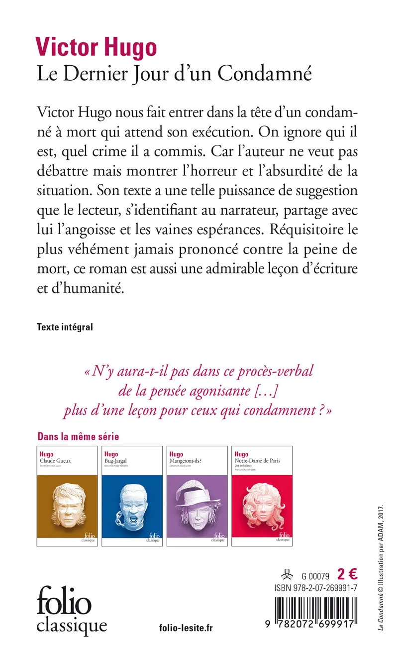 Le Dernier Jour d'un Condamné - Victor Hugo