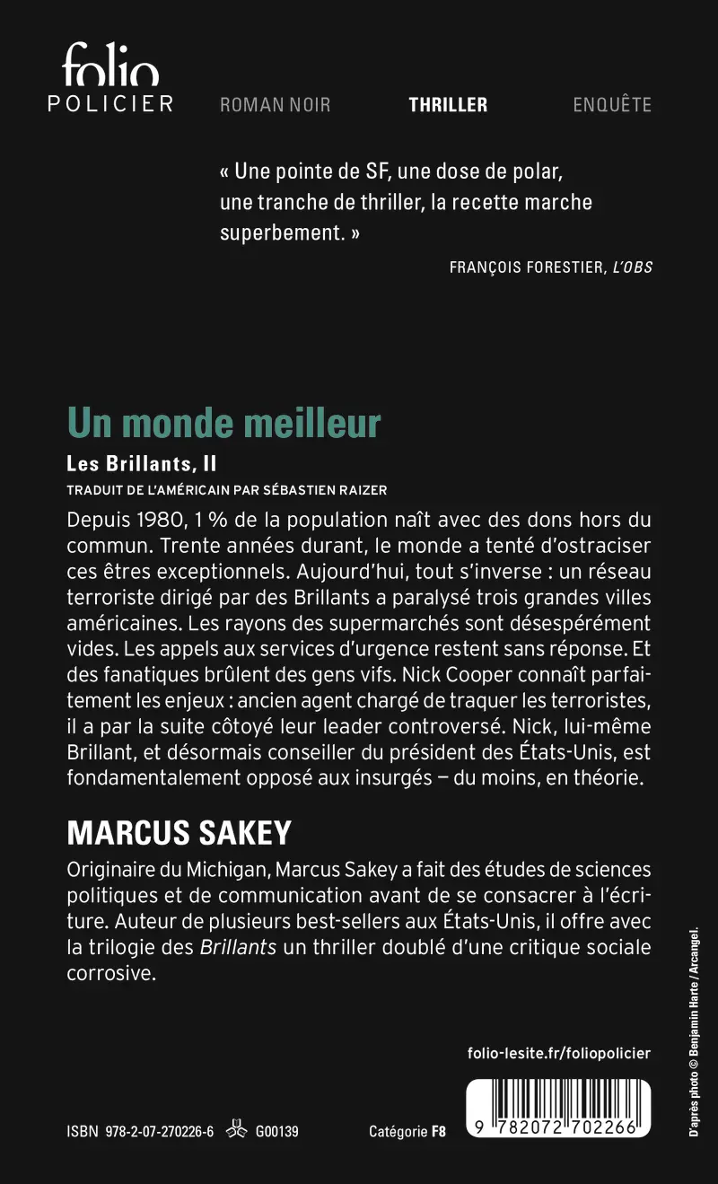 Un monde meilleur - Marcus Sakey