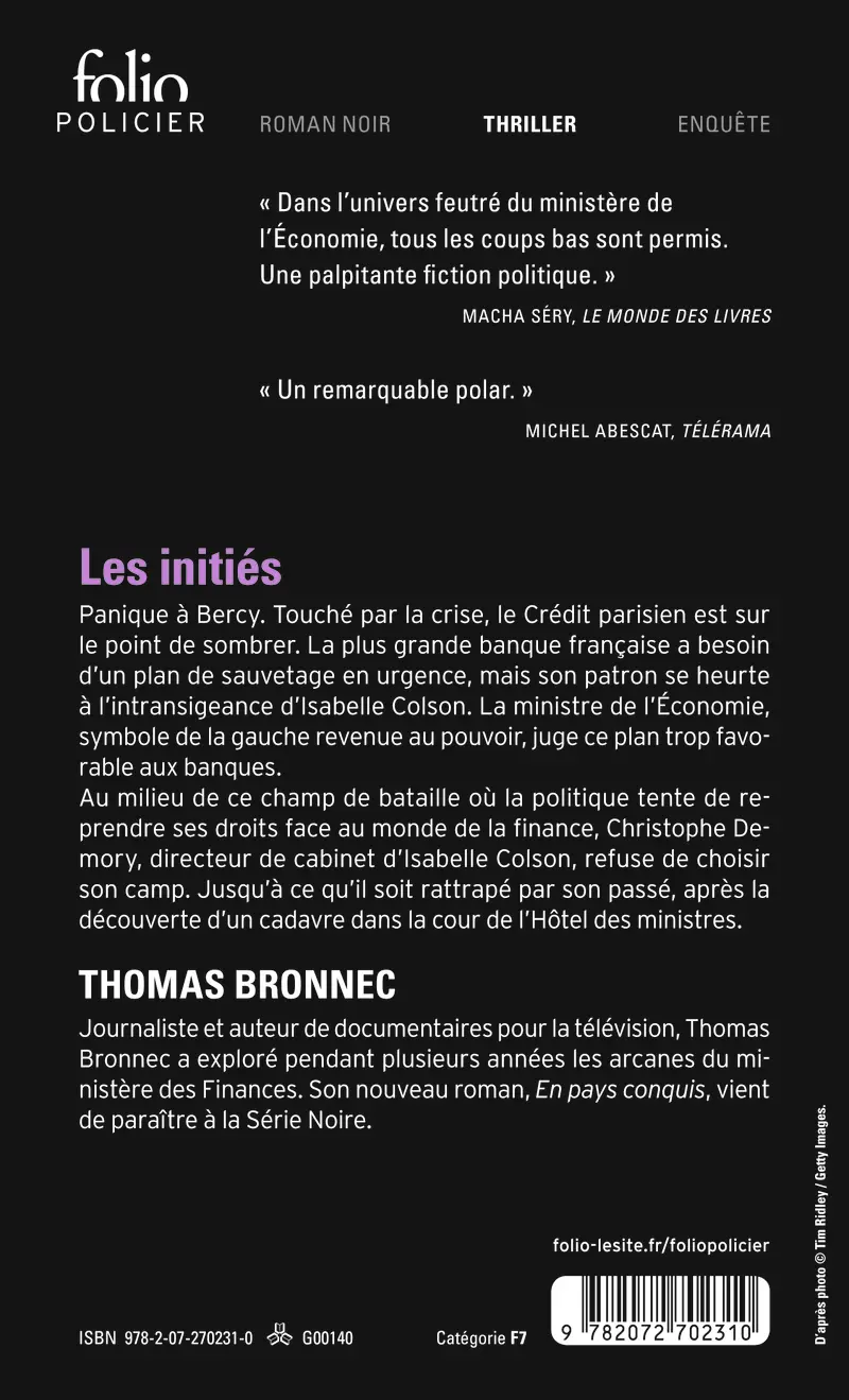 Les initiés - Thomas Bronnec