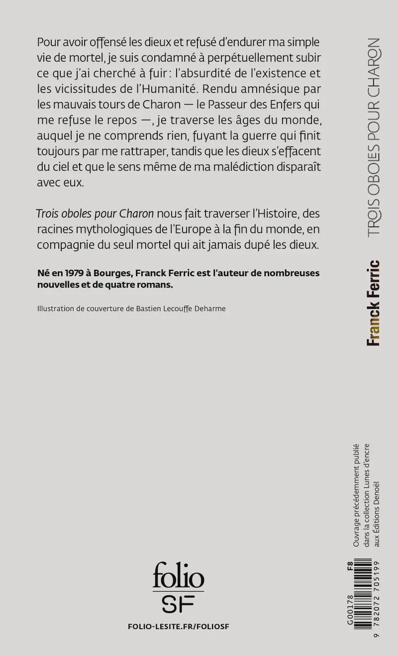 Trois oboles pour Charon - Franck Ferric