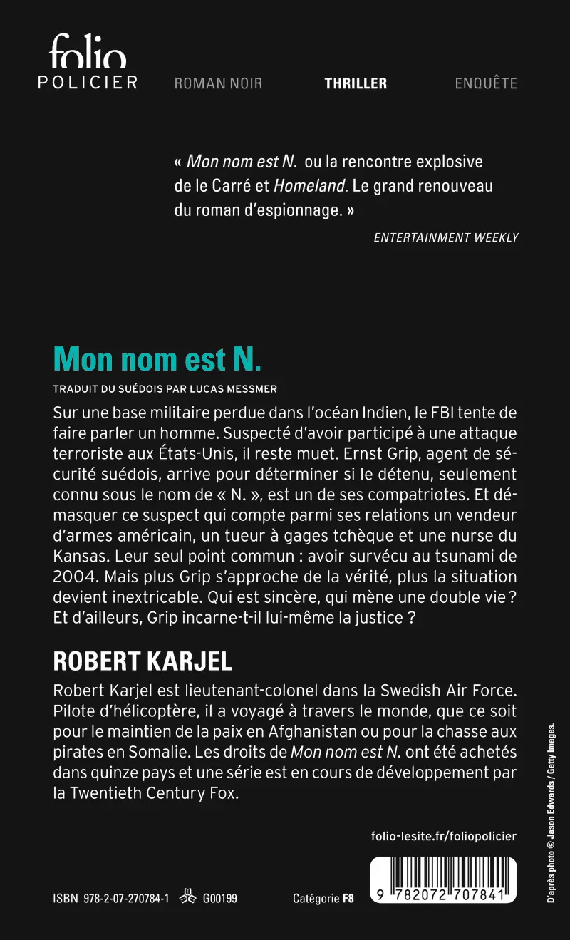 Mon nom est N. - Robert Karjel