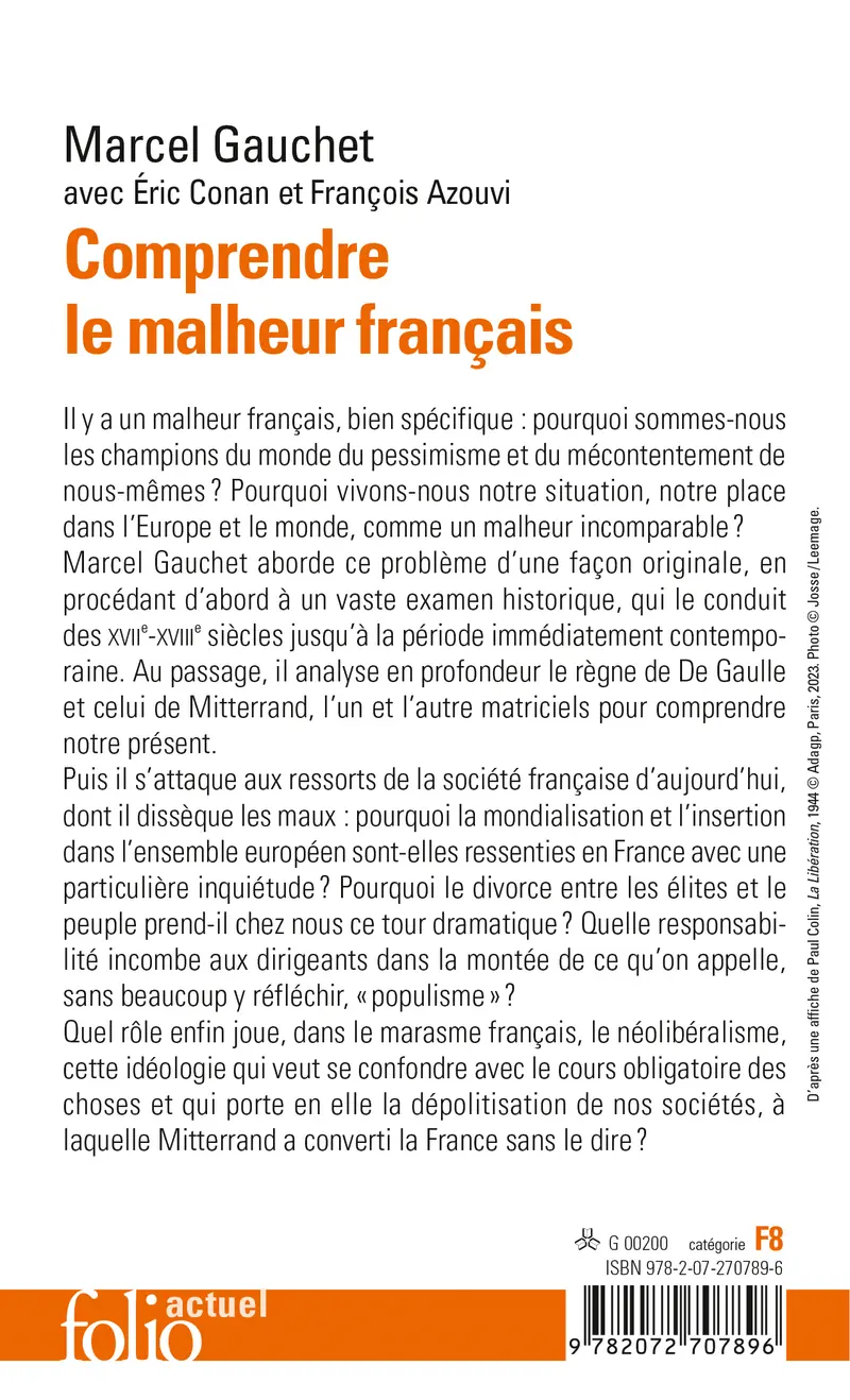 Comprendre le malheur français - Marcel Gauchet