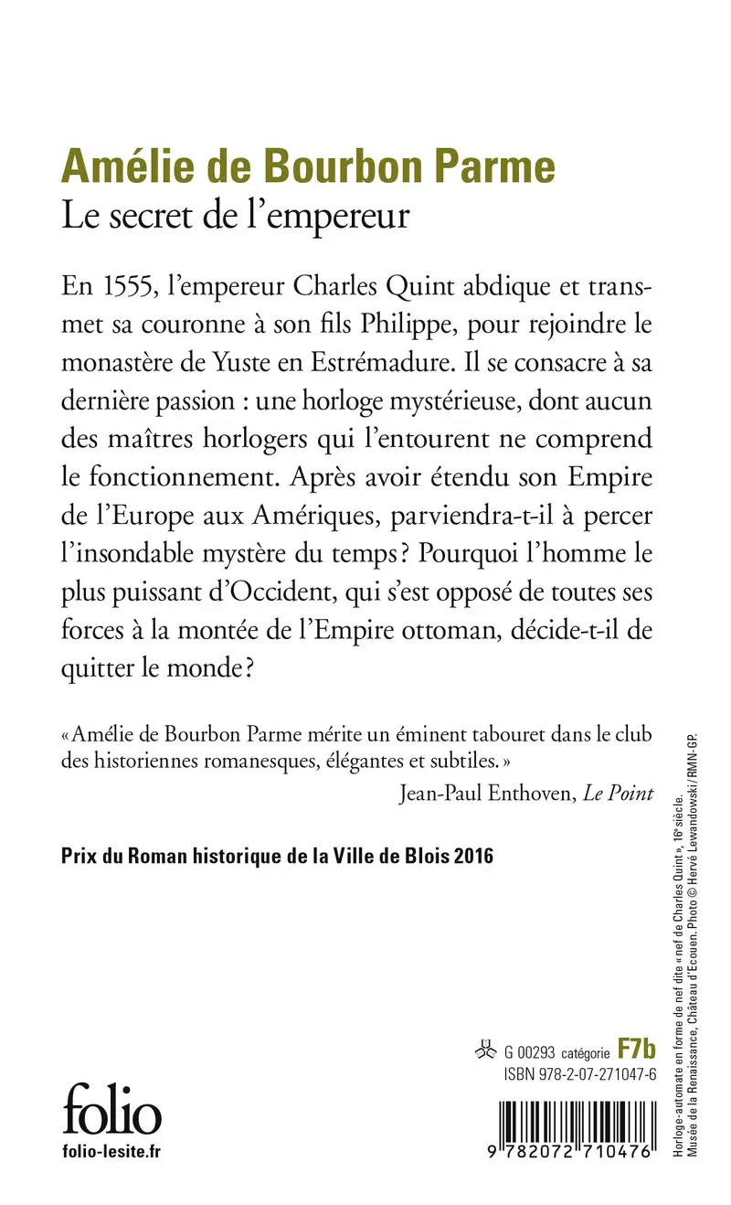 Le secret de l'empereur - Amélie de Bourbon Parme