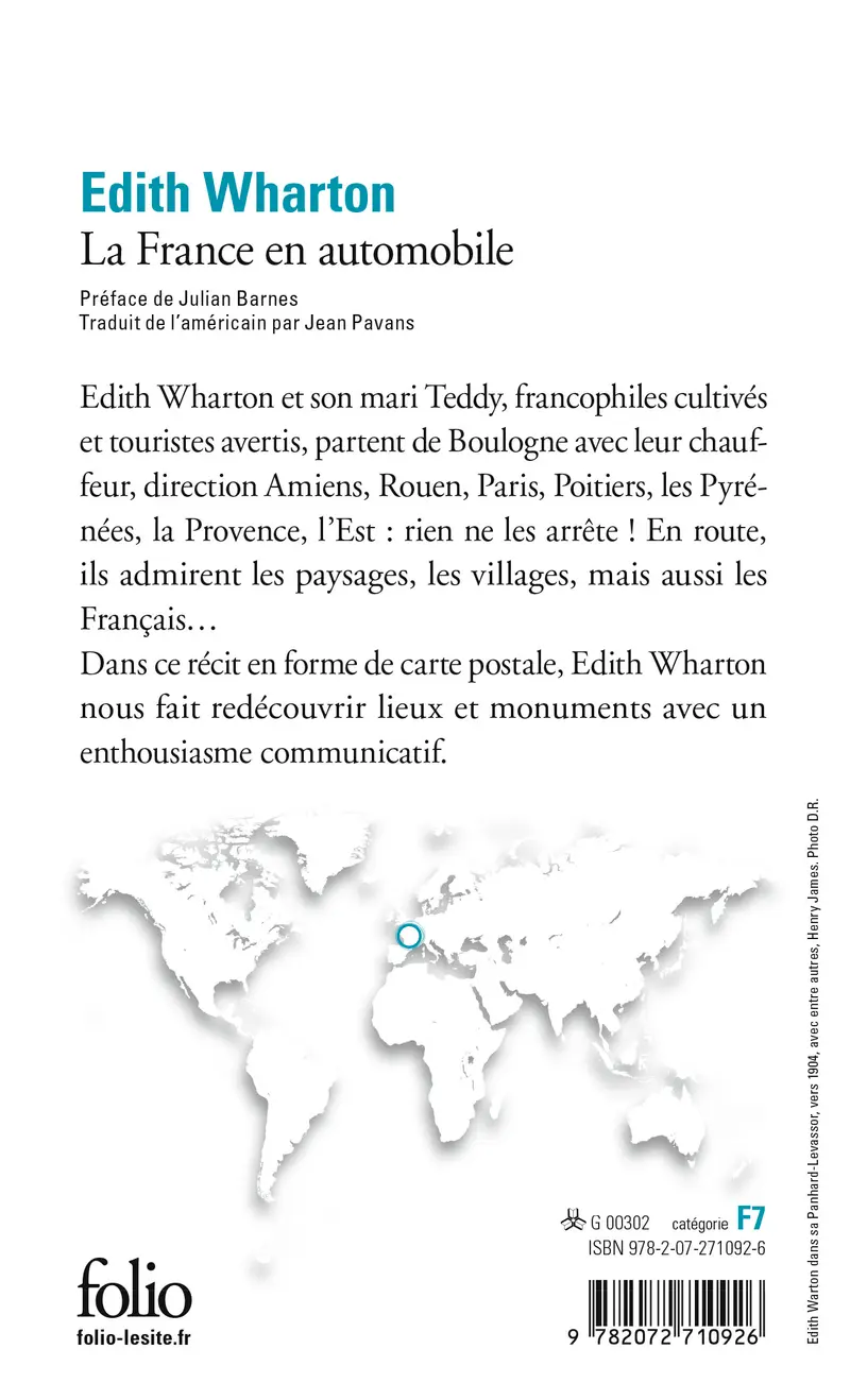 La France en automobile - Edith Wharton