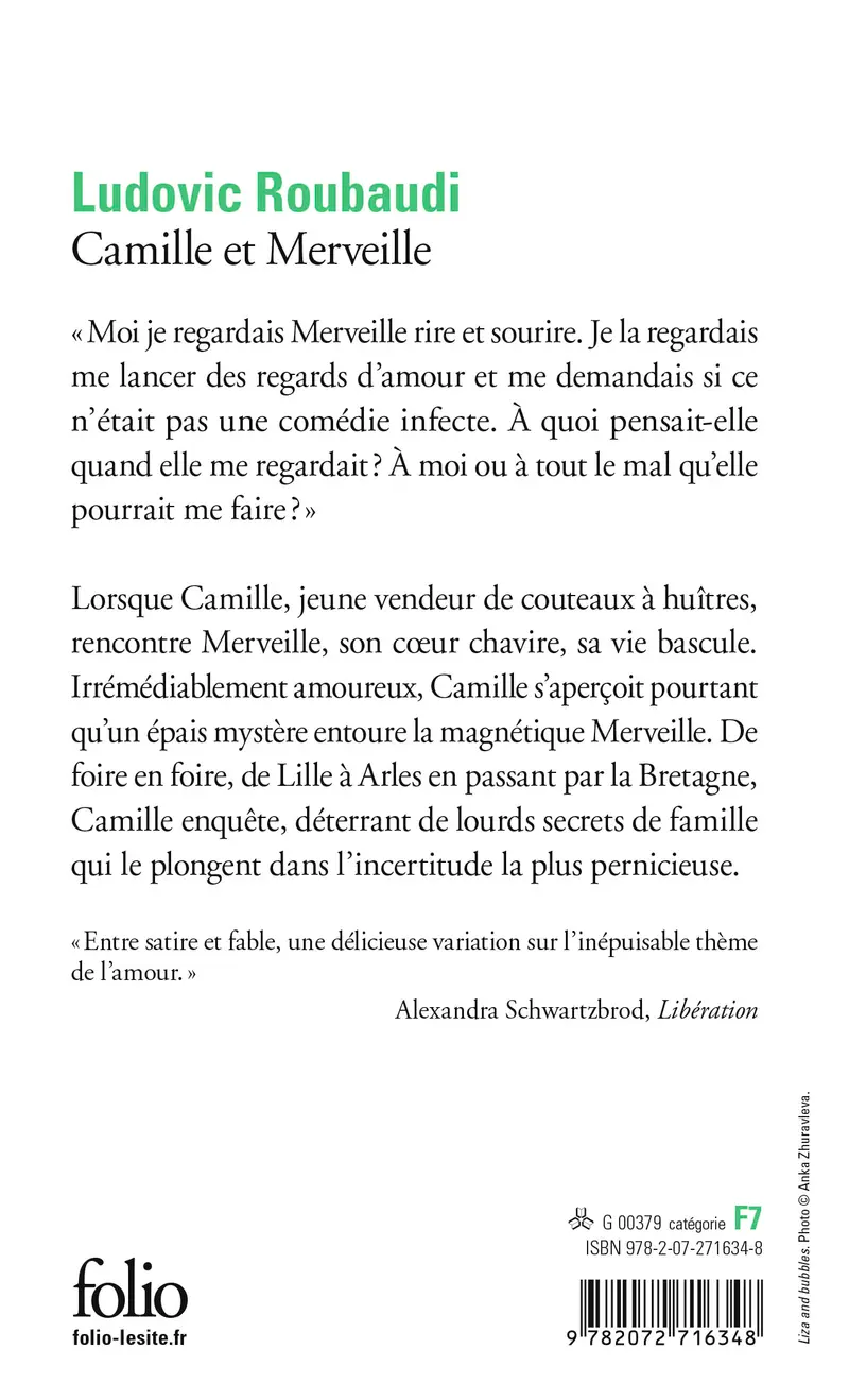Camille et Merveille ou L'amour n'a pas de cœur - Ludovic Roubaudi
