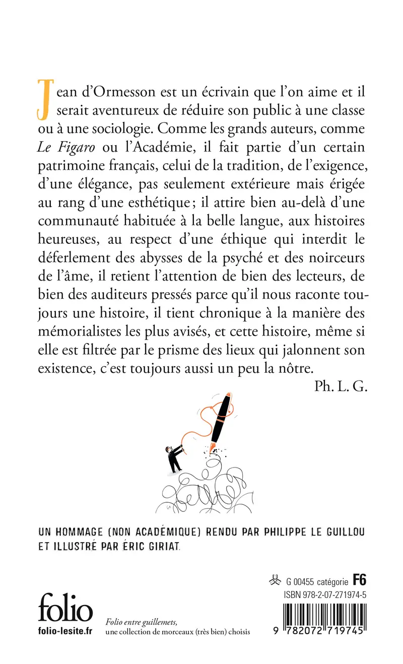 Les plus belles citations de Jean d'Ormesson - Jean d' Ormesson - Éric Giriat