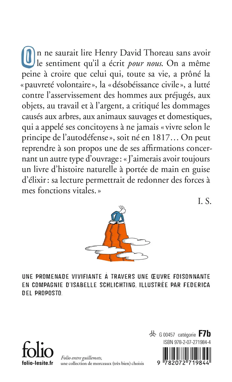 Les citations écologiques avant l'heure - Henry David Thoreau - Federica Del Proposto