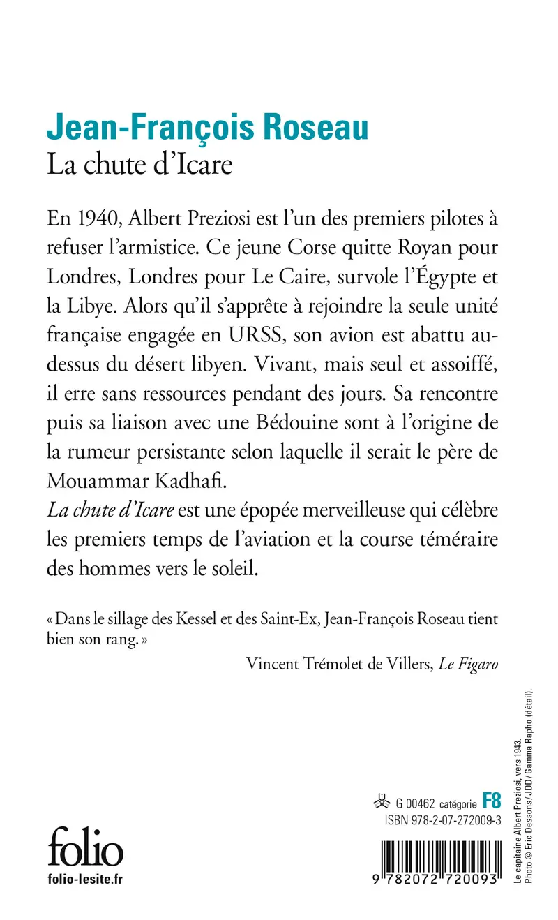 La chute d'Icare - Jean-François Roseau