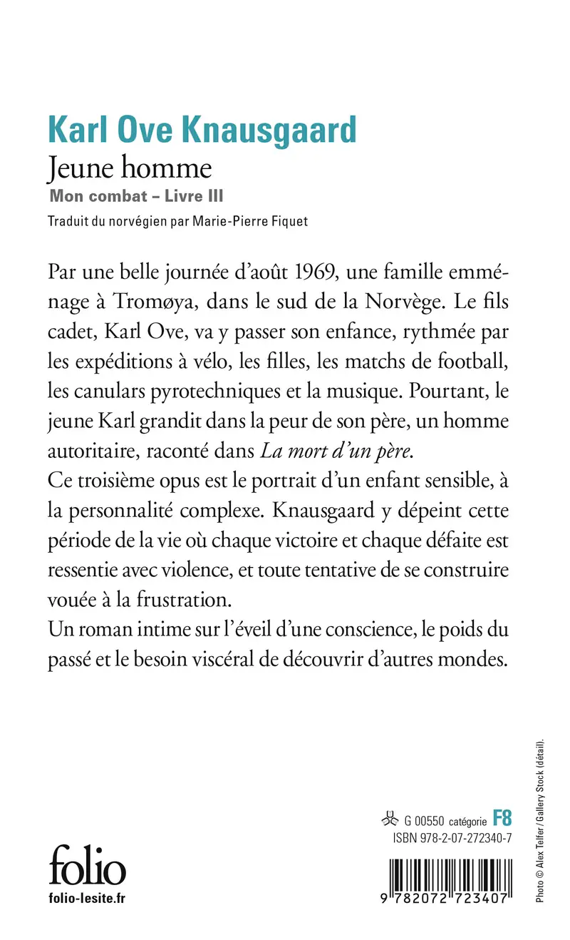 Jeune homme - Karl Ove Knausgaard