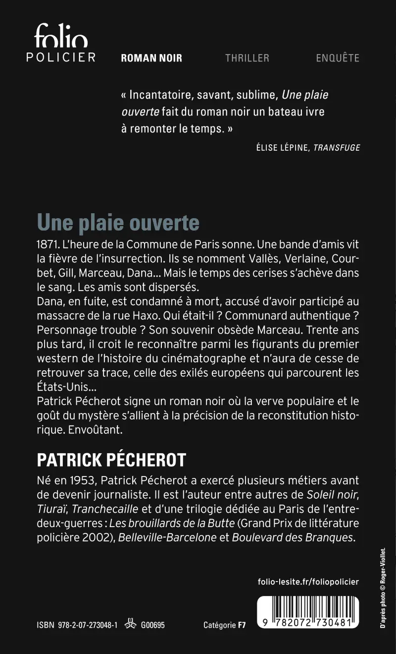 Une plaie ouverte - Patrick Pécherot