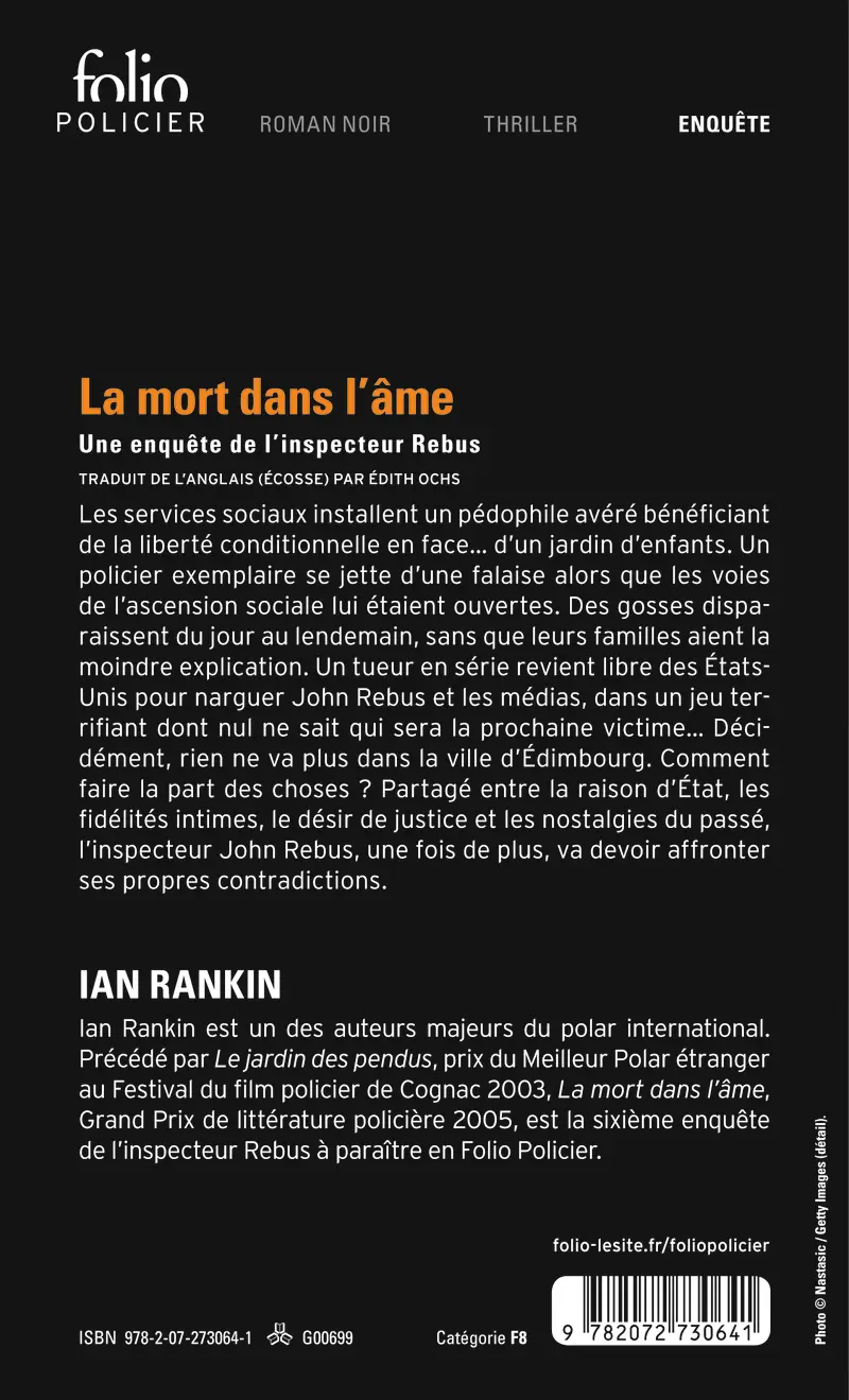 La mort dans l'âme - Ian Rankin