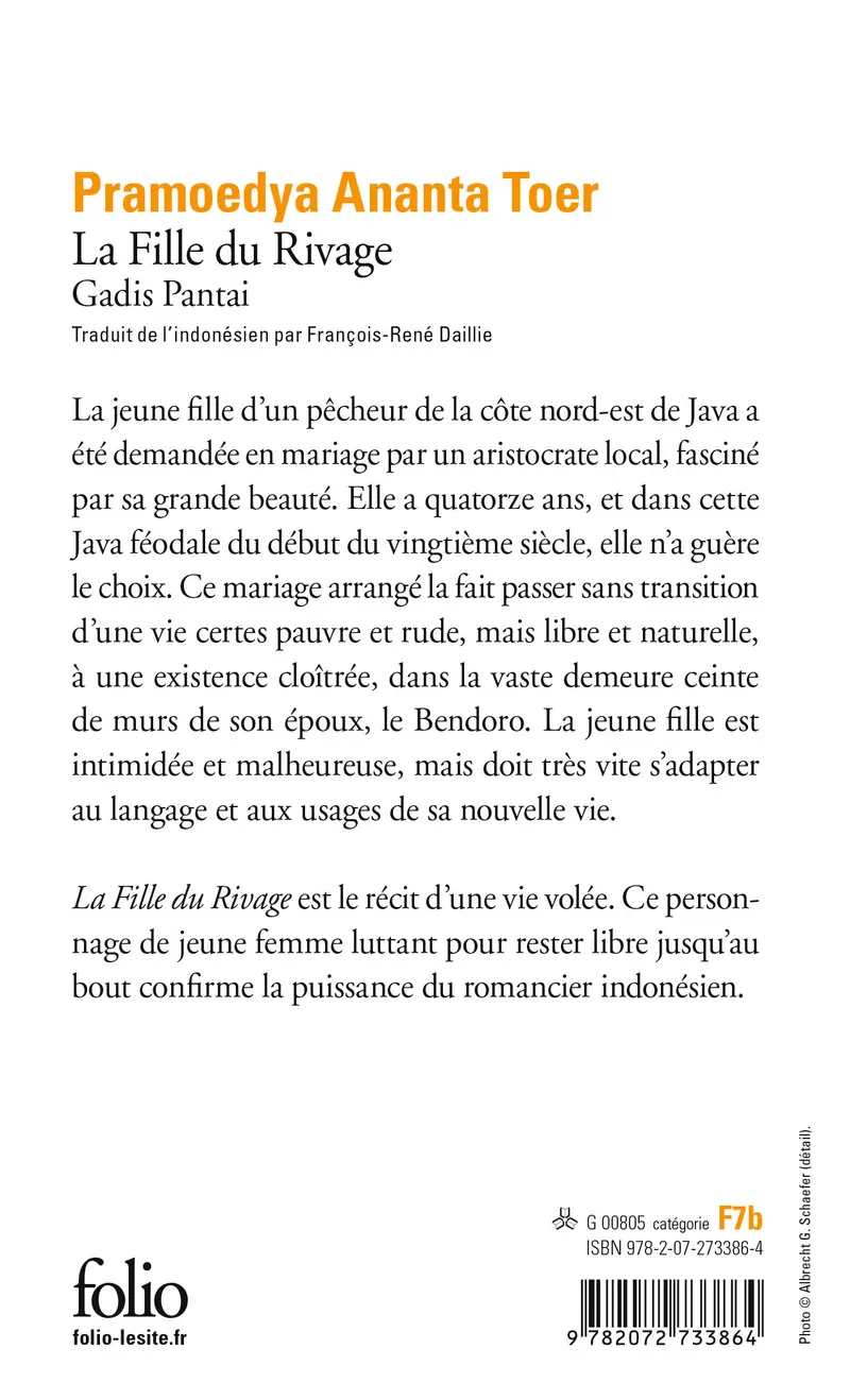 La Fille du Rivage - Pramoedya Ananta Toer