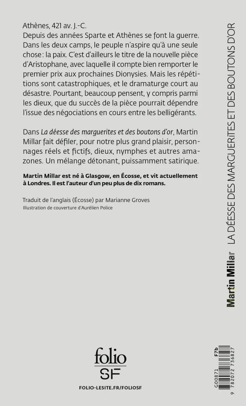 La déesse des marguerites et des boutons d'or - Martin Millar