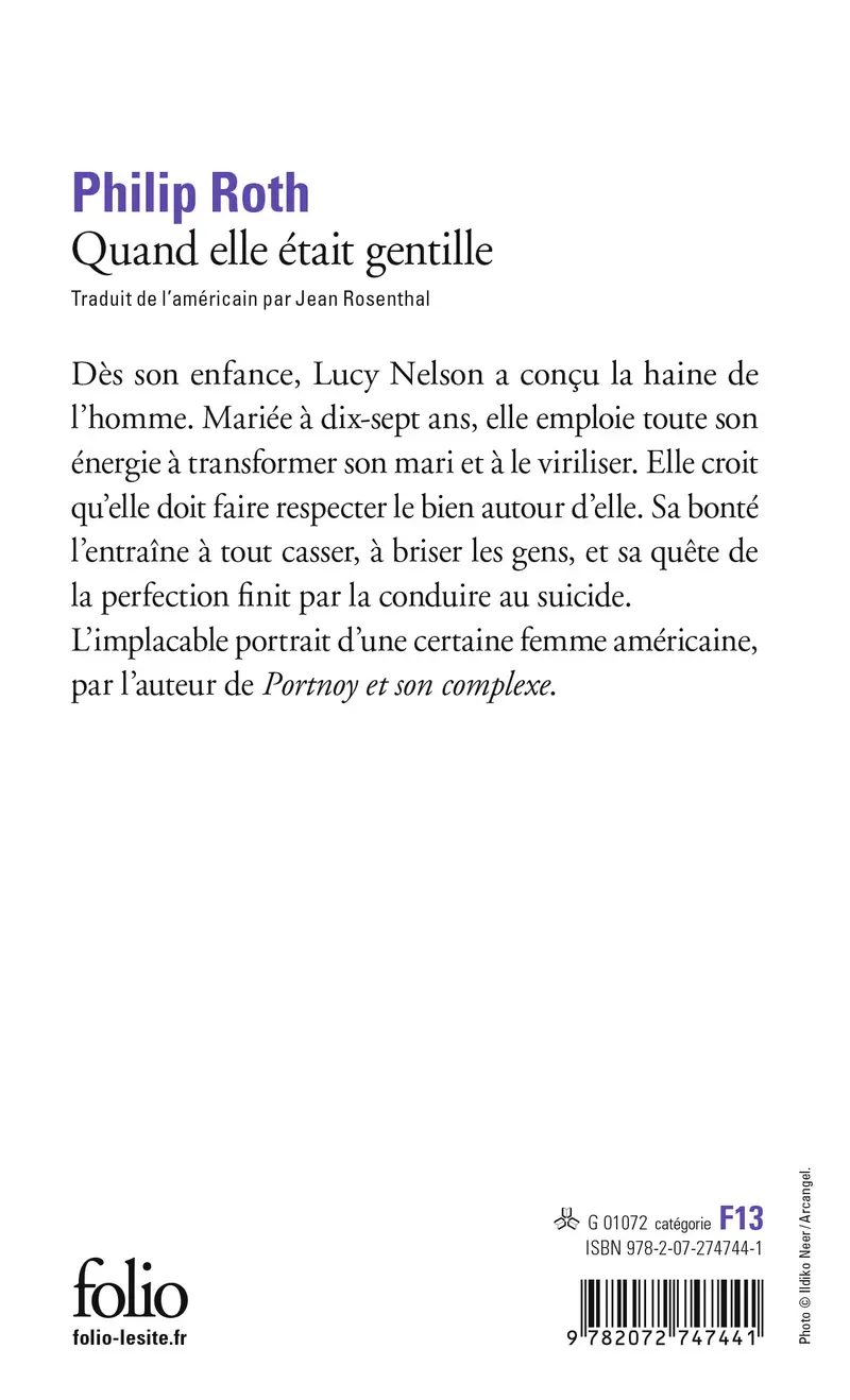 Quand elle était gentille - Philip Roth