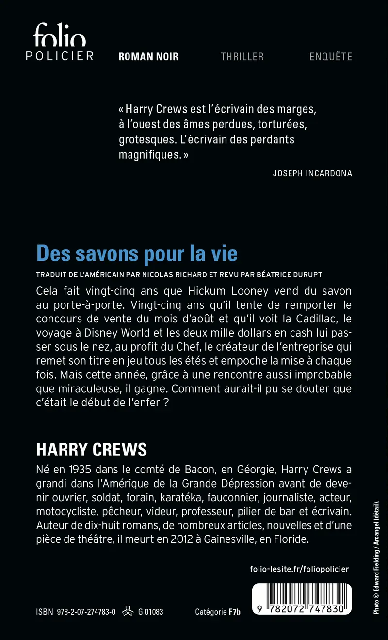 Des savons pour la vie - Harry Crews