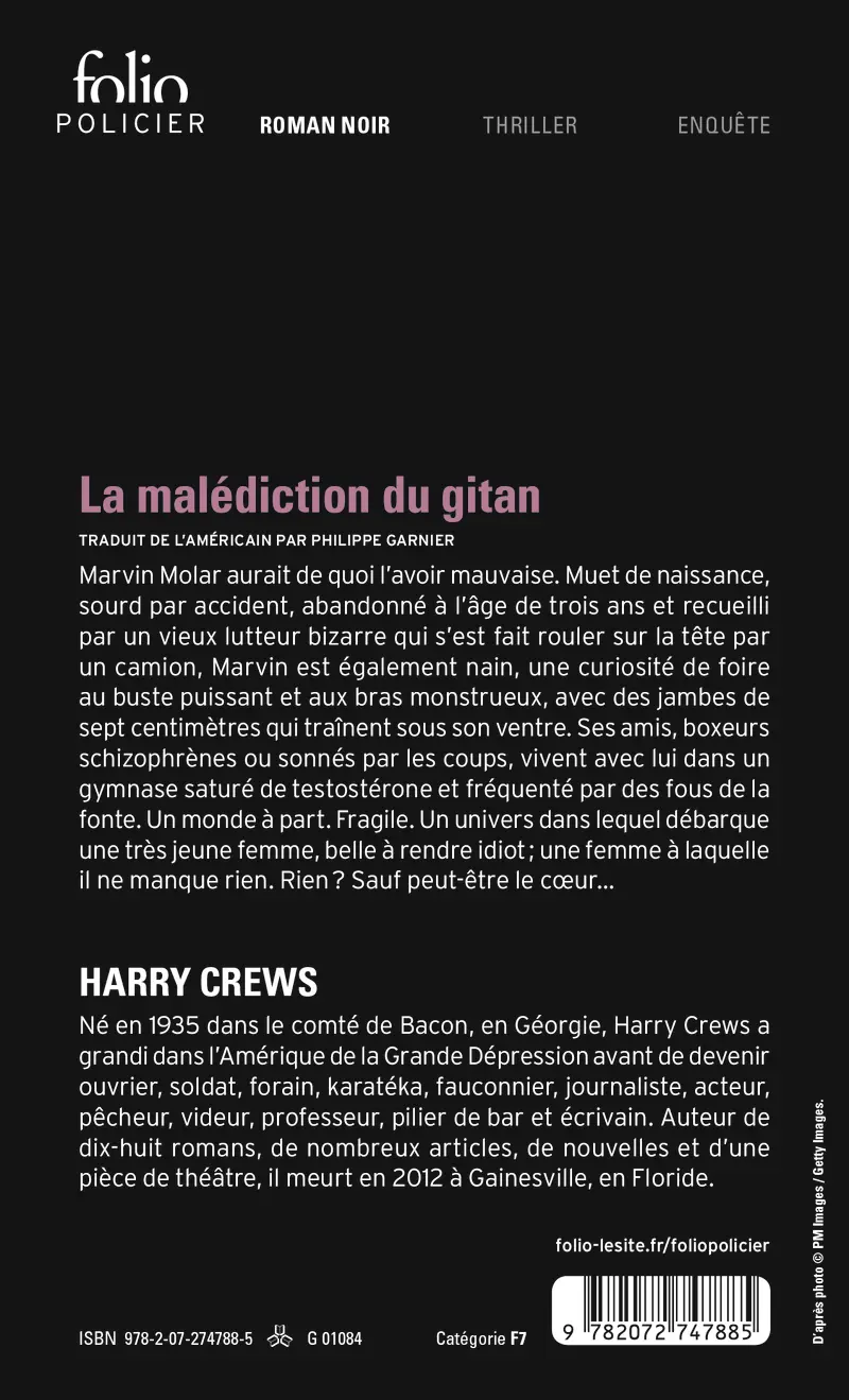 La malédiction du gitan - Harry Crews