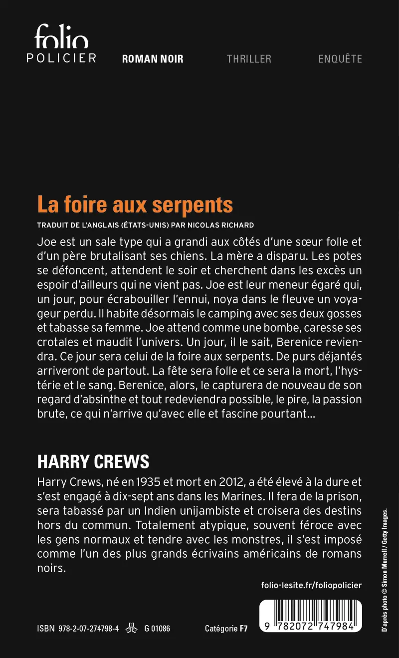 La foire aux serpents - Harry Crews