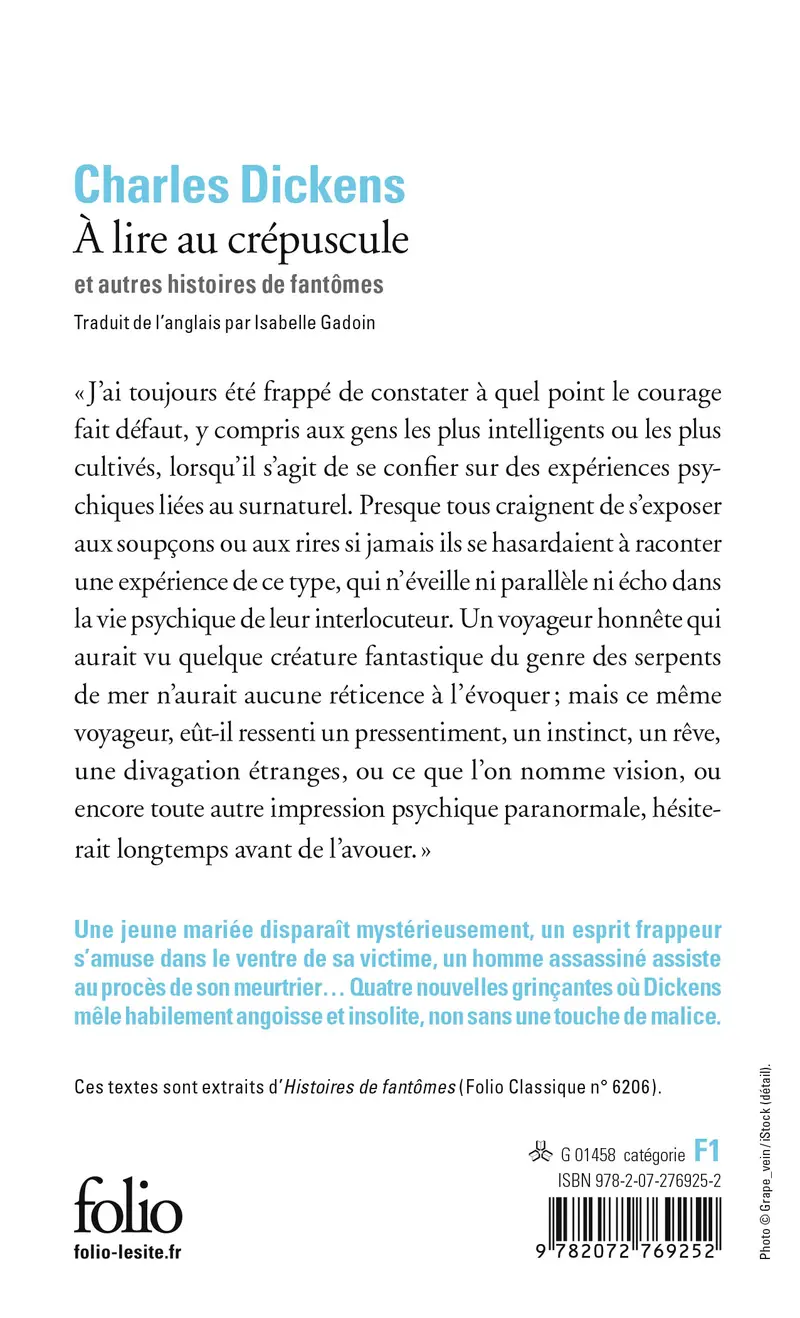 À lire au crépuscule et autres histoires de fantômes - Charles Dickens