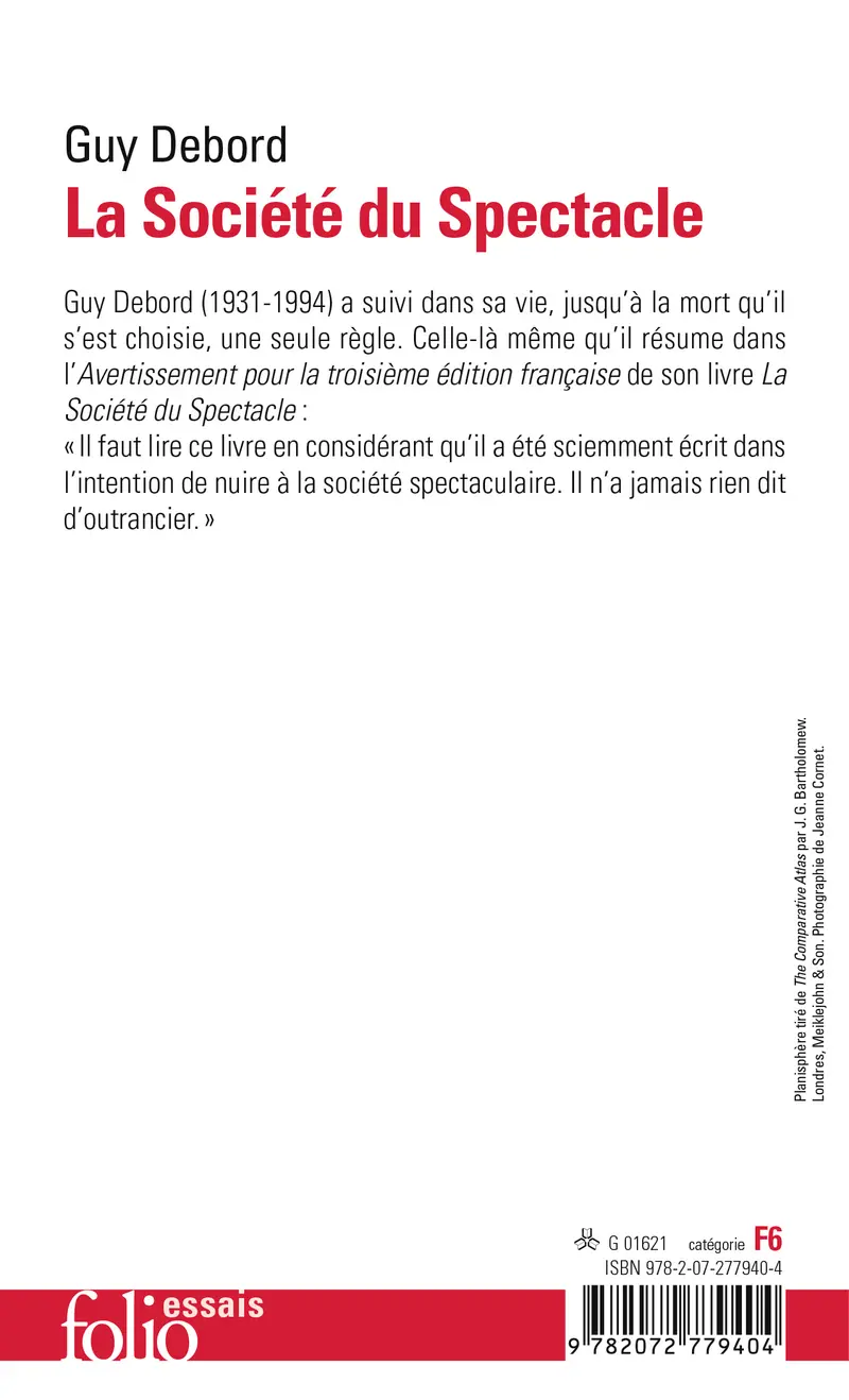 La Société du Spectacle - Guy Debord