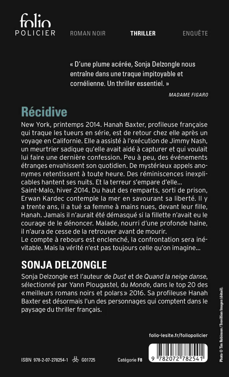 Récidive - Sonja Delzongle