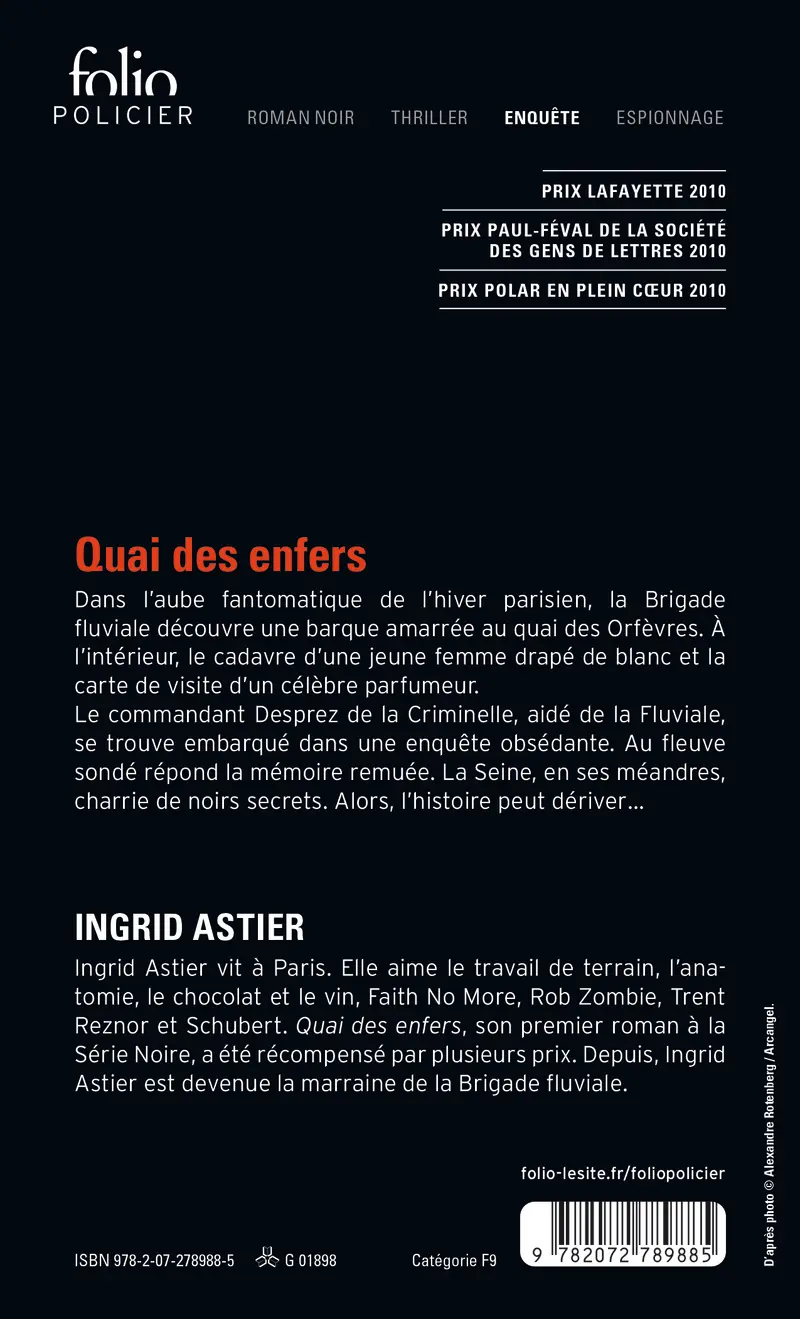 Quai des enfers - Ingrid Astier